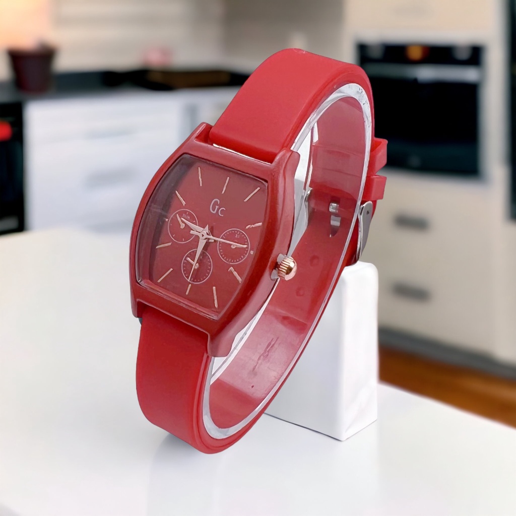 COD✅ Jam Tangan Fashion Wanita Silikon Oval Analog Quartz Watch Gaya Korea Popular Fashion Youth Fashion Murah    S1282