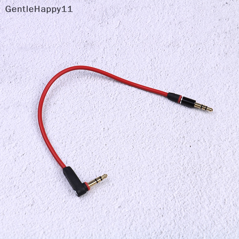Gentlehappy 3.5mm Pendek 20cm Jack to Jack Kabel Aux Male to Male Kabel Audio Stereo Cord id