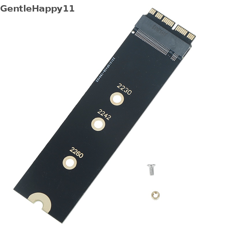 Gentlehappy NVMe PCIe M.2 NGFF SSD converter adapter card Untuk 20132014 2015 macbook air pro id