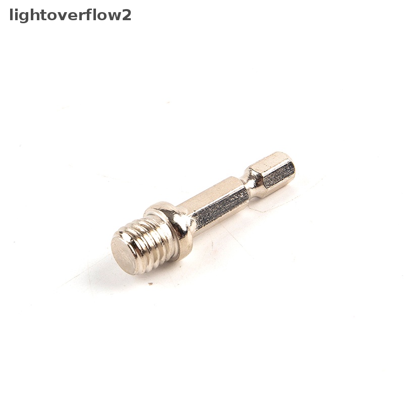 [lightoverflow2] 1pc 1per4set4 Hexagon Connecg Rod Adapter Bor Chuck M10 Sambungan Disc Poles [ID]