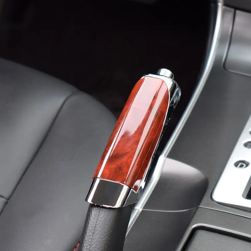 Self Adhesive Car Handbrake Sleeve Interior Mobil Rem Tangan Aksesoris Hias Rem Parkir Mobil Anti-Selip Protection Sleeve