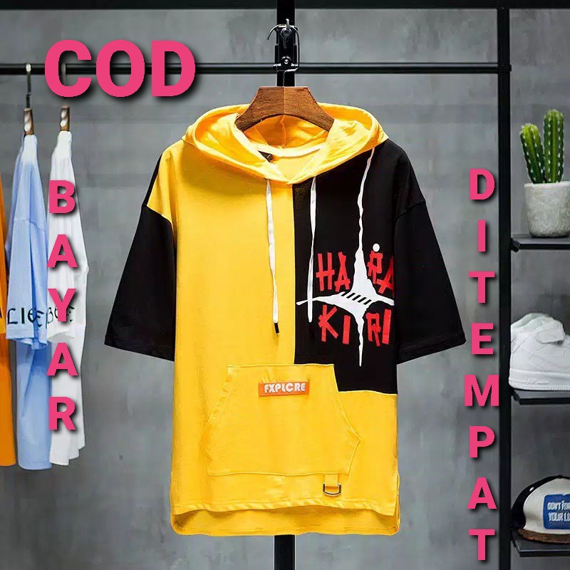 COD/DS2/ BAJU PRIA LENGAN PENDEK  HARA / KAOS PRIA TERLARIS