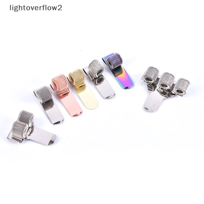 [lightoverflow2] 1pcs Metal Spring Pen Holder Metal Pen Klip Elastis Loop Notebook Alat Tulis [ID]