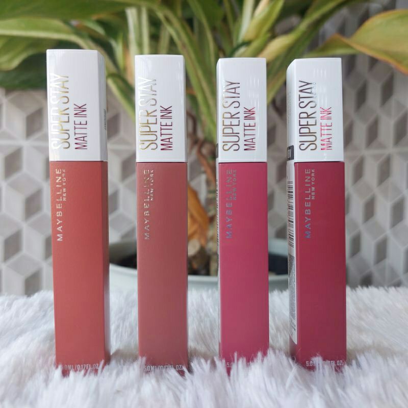 ORIGINAL Maybelline Superstay Matte Ink Liquid Matte Lipstick Make Up [ Tahan Lama Hingga 24 Jam ] l