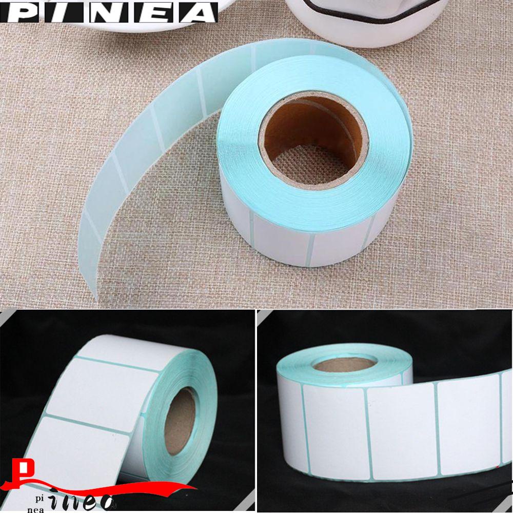 Nanas 700pcs/Roll Kartu Stiker Thermal Harga Supermarket Tag Kosong Label Paket