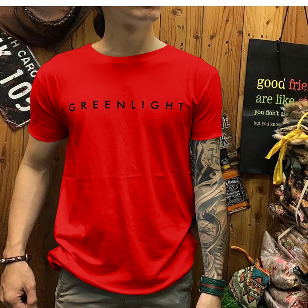 BISA BAYAR DI TE,MPAT/ BS//TERLARIS//BAJU KAOS GREEN LIGHT//T-SHIRT TANGAN PENDEK//FASHION DISTRO PRIA//GOOD QUALITY