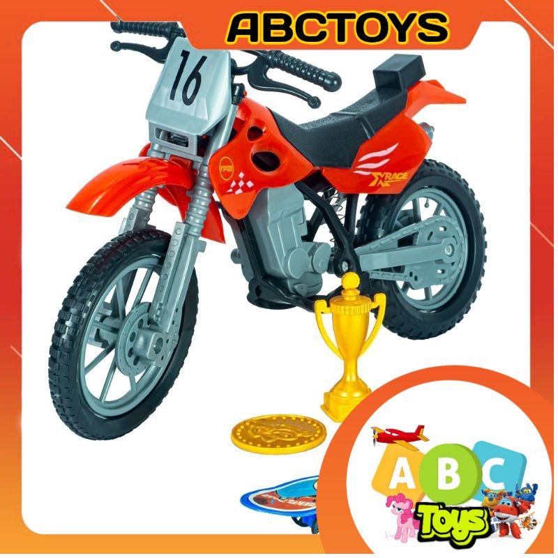 Mainan Sepeda Motocross / Mainan Sepeda Trail / Mainan Sepeda Motocross + Accesories Skateboard,Pial