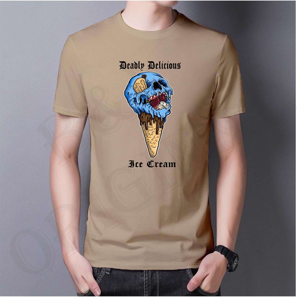 Bisa Bayar Di tempat/ BS//TERLARIS//BAJU KAOS DEADLY TANGAN PENDEK PRIA DAN WANITA//GOOD QUALITY