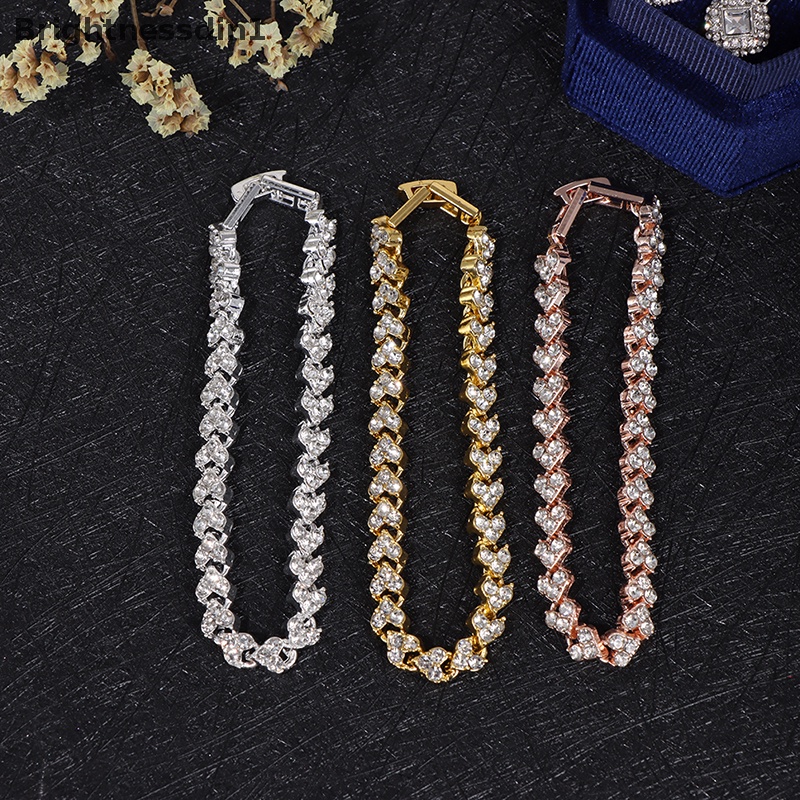 [Brightnessdin1] Gelang Terapi Magnet Beads Perawatan Kesehatan Penurunan Berat Badan Perhiasan Butik Kristal Wanita