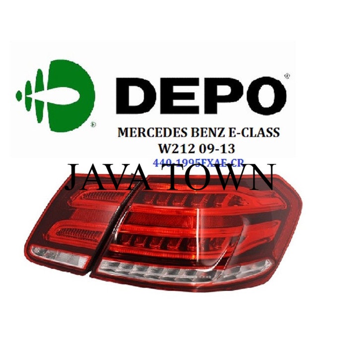 Diskon LAMPU STOP LAMP MERCEDES BENZ E-CLASS'13 W212 KANAN KIRI SET DEPO KML290