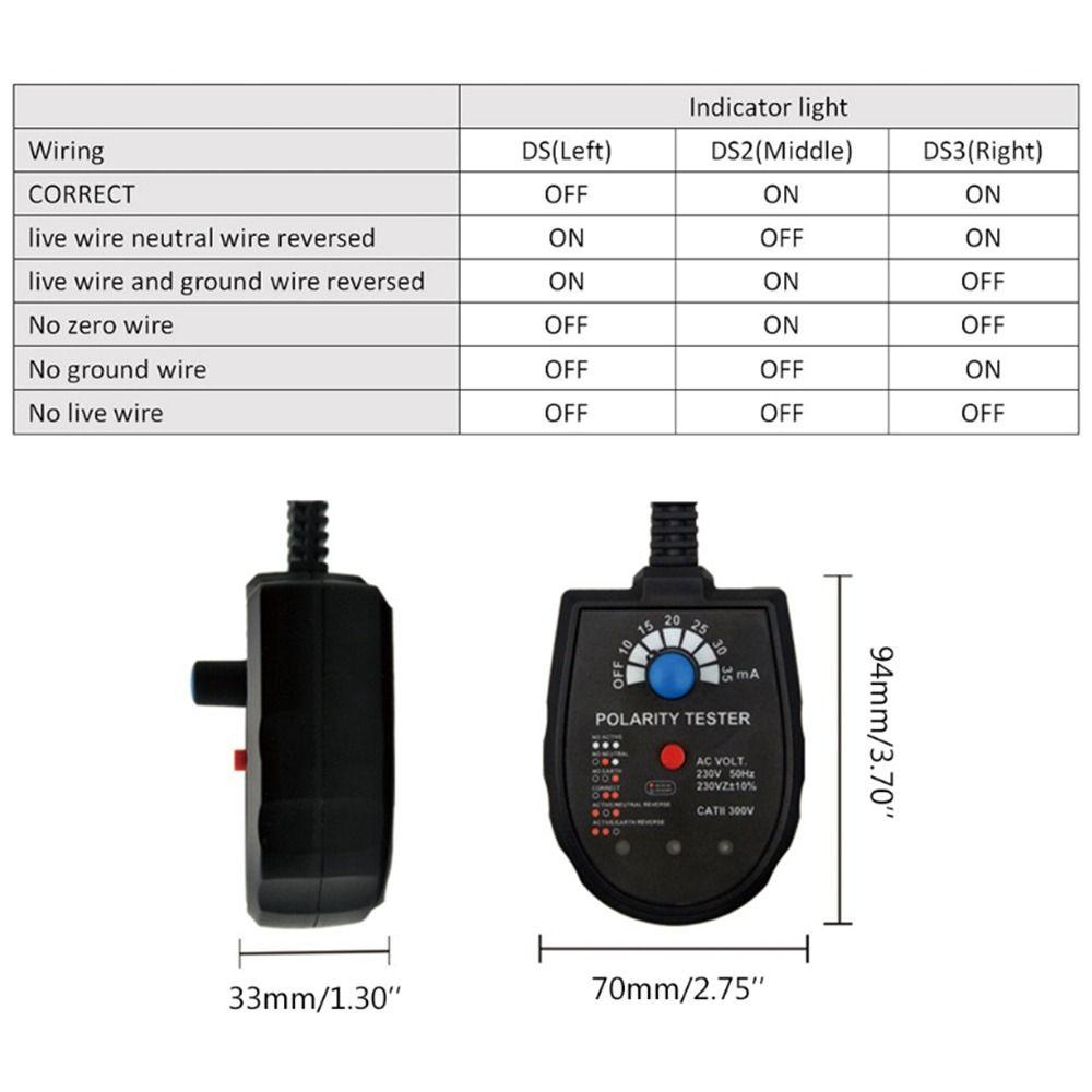 TOP Socket Tester Intelligent Electroscope Detektor Stop Kontak Multi Fungsi