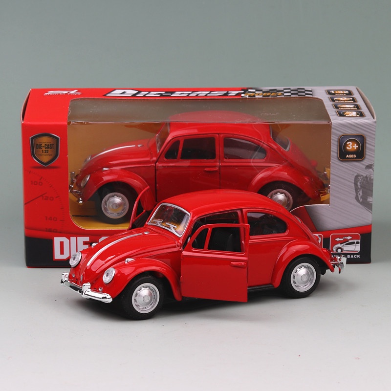 1:36 Scale Volkswagen 1967 Beetle Alloy Pull-back Car Diecast Metal Model Car For Collection Friend Children Gift