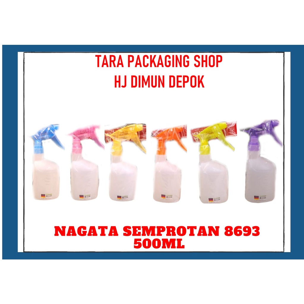 BOTOL SEMPROT BOTOL SPRAY PLASTIK 500 ML NAGATA