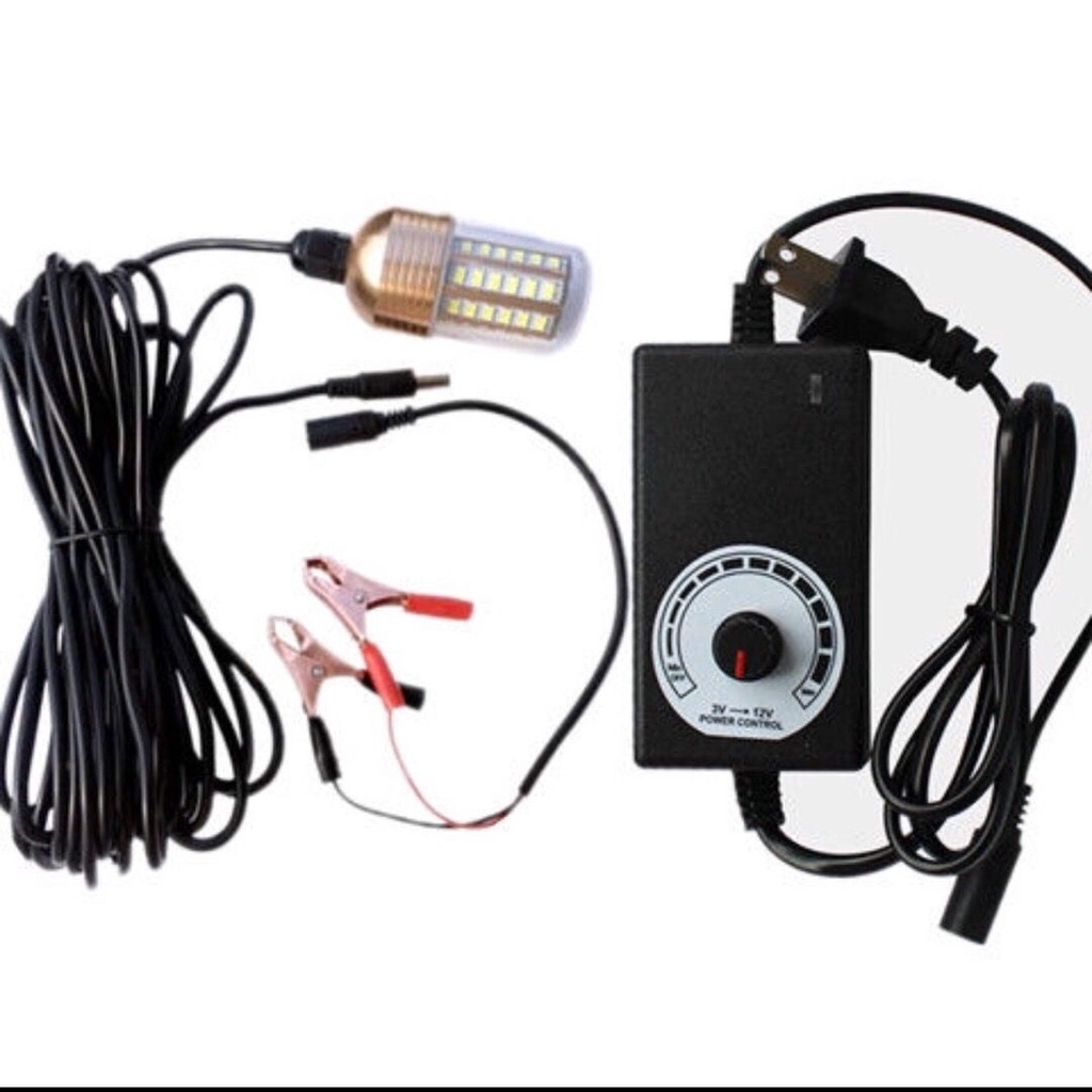 12 V Air Lampu LED Kuat Cahaya Tahan Air Malam Memancing Copy Net Ikan Lampu Ultra Terang Daya Tinggi Memancing Umpan Malam Kait Lampu Bawah Air
