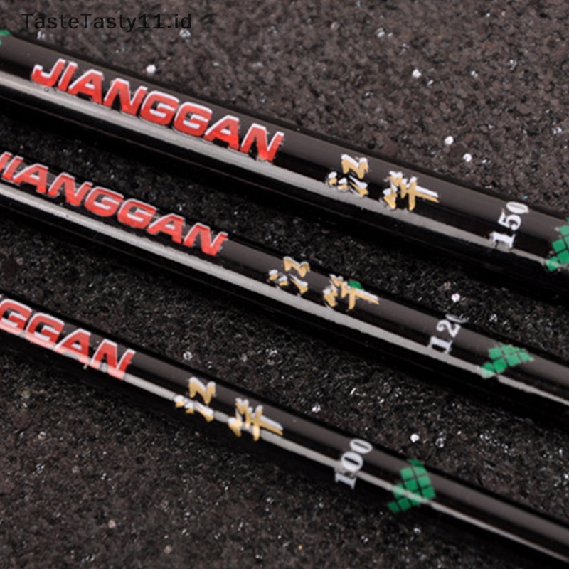 Tastetasty 1m-2.3m Carbon Fiber Telescopic Fishing Rod Portable Super Hard Alat Peralatan Sungai Mini.