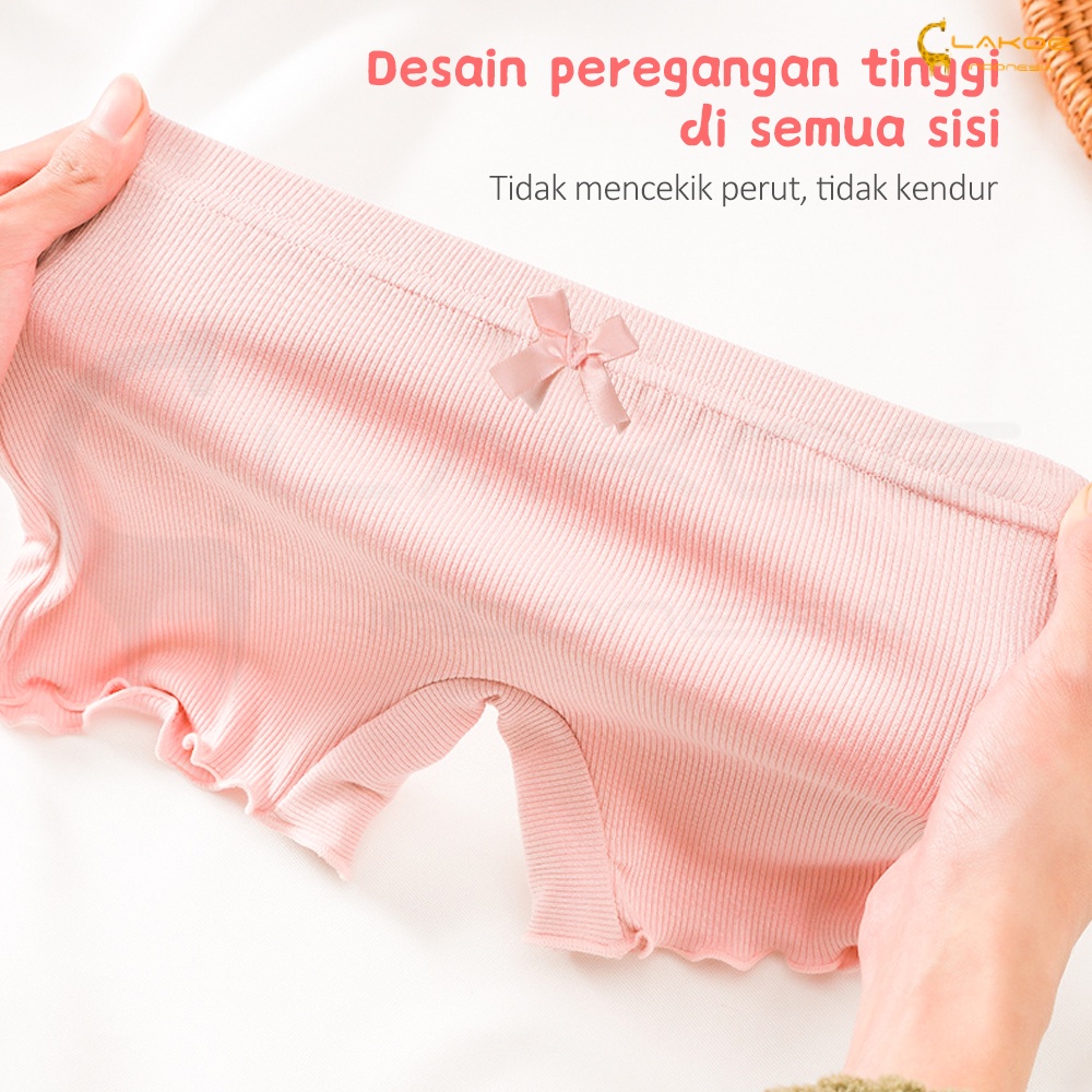 Lakoe Celana Dalam Short Pendek/Celana Boxer/Perempuan Undershorts anak/Cewek Baju Boxer Anak 1 - 16 tahun