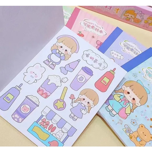 

Stiker MOMO Motif Kartun Korea Dekorasi Handbook Scrapbook