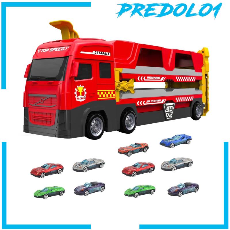 [Predolo1] Hauler Launch Vehicles Play Set Interaktif Lipat Untuk Hadiah Ulang Tahun Dengan6