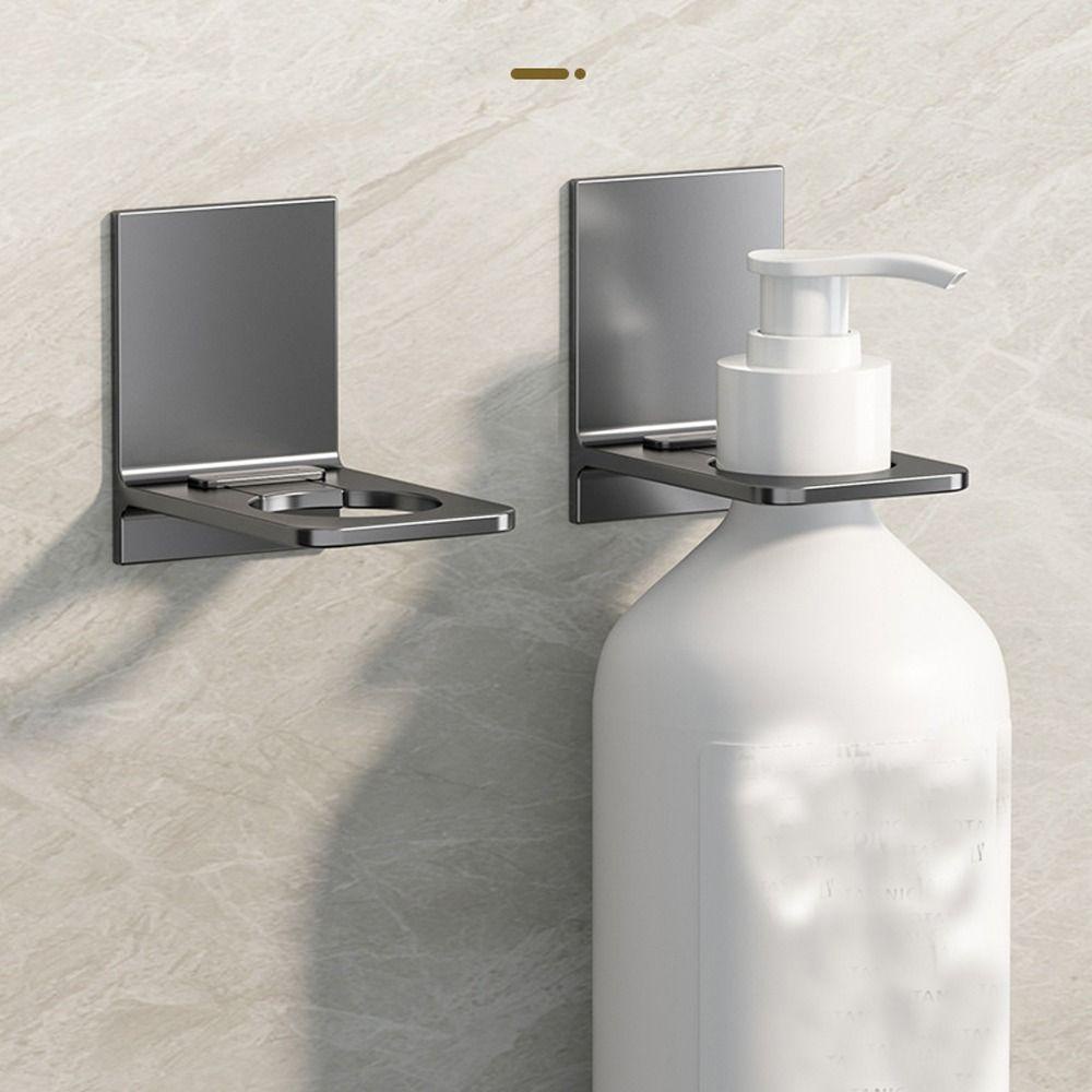 Ly Tempat Botol Sabun Klip Portable Wall Hanger Shampoo Holder