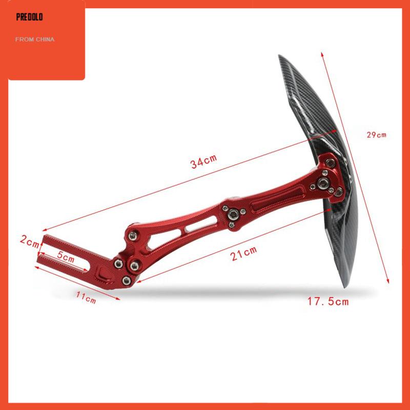 [Predolo] Mudguard Belakang CNC Untuk Sepeda N1s M3 Universal Eletric Merah