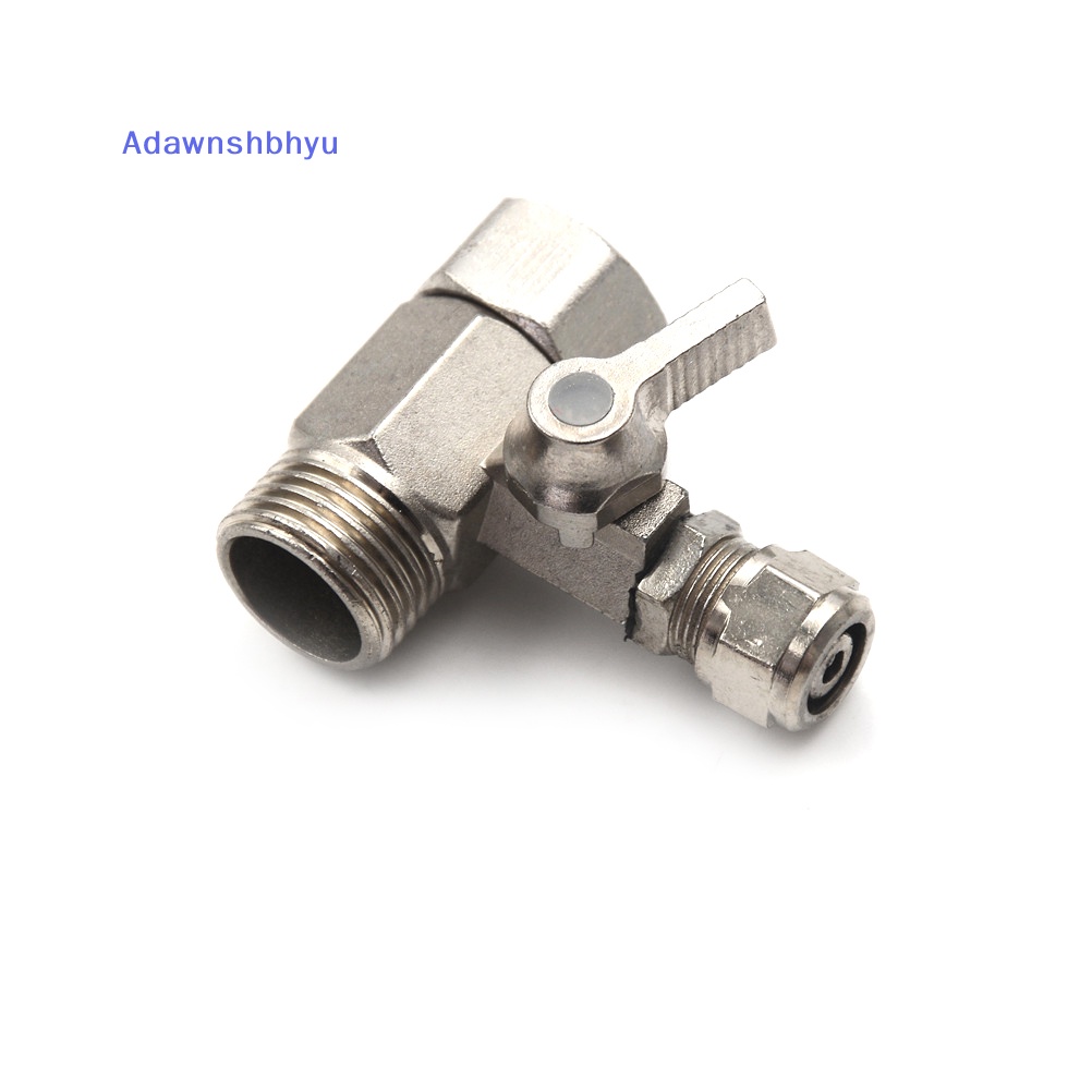 Adhyu New Adaptor Penjernih Filter Air Umpan Ro1/2 ''Ke3/8'' Ball Valve Faucet Tap Safe ID