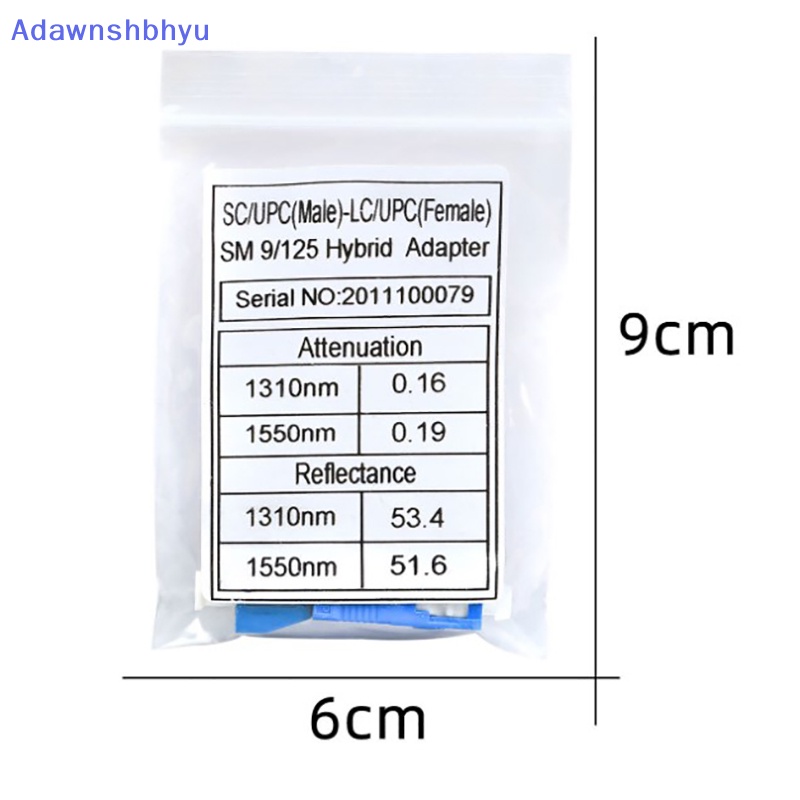 Adhyu SC Male To LC Female Single Mode Konverter Adapter Fiber Optik Hybrid ID