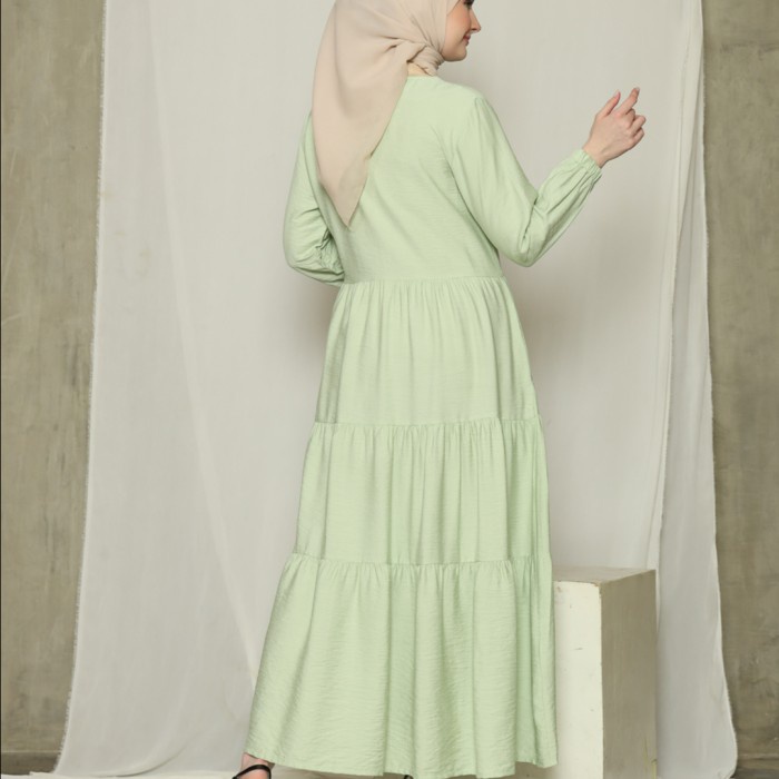 KEIZHA &amp; SOLEHA Zhaha Long Dress - Gaun Terusan Pakaian Muslimah Gamis