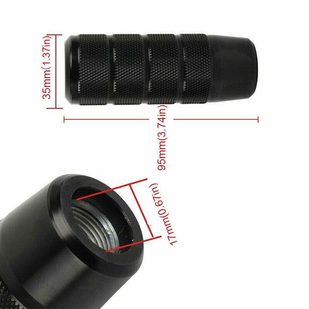 Populer Shift Knob Hitam Alumunium Manual Gear Stick