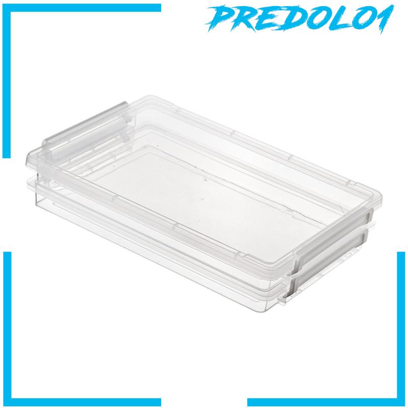 [Predolo1] Kotak Penyimpanan File Organizer Kertas Meja Portable Stackable Untuk Travel Personal