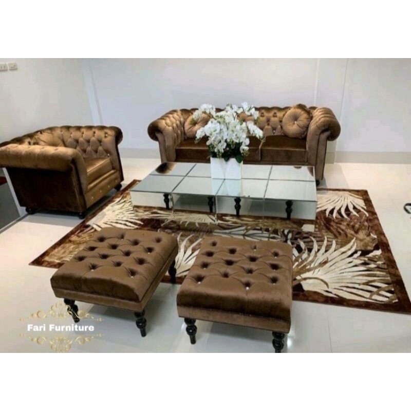 Sofa chester sofa tamu mewah sofa minimalis kursi tamu chester mewah furniture jepara