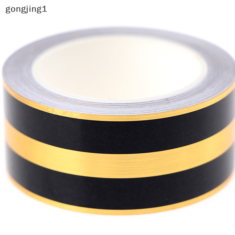 Ggg 5M Black Gold Self Adhesive Tile Sticker Anti Air Dinding Gap Sealing Tape Strip ID