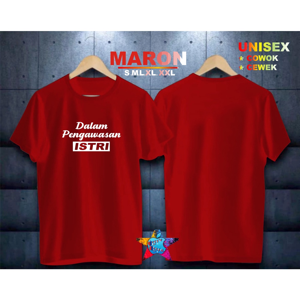 COD KAOS DALAM PENGAWASAN ISTRI kaos pria kaos distro