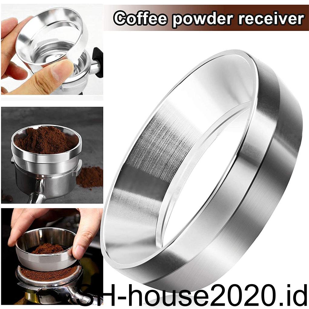 Coffee Dosing 58mm Portafilter Corong Takaran Kopi 58mm Portafilter 304pasokan Dapur Stainless