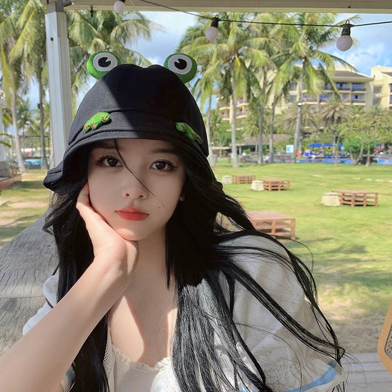 NEW Topi Bucket Hats Fashion Wanita Elegan Lucu PREMIUM High Quality Original Import