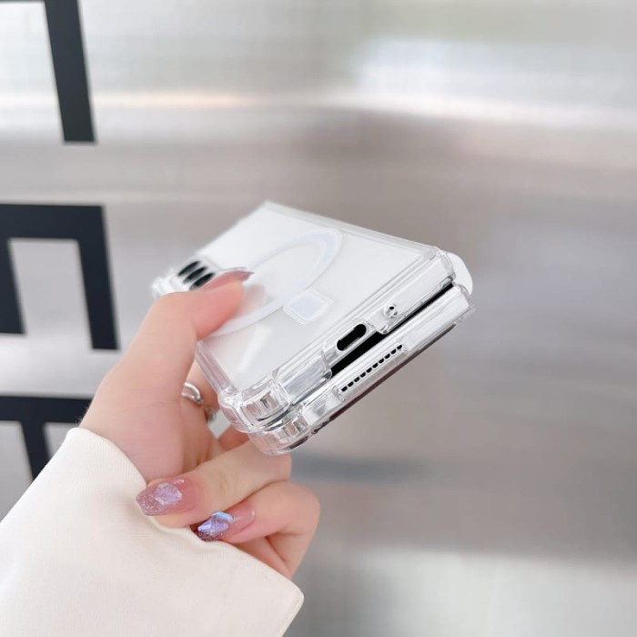 Clear Case Magnetic Magsafe Samsung Z Flip 4 5 Z Fold 4 5 -BC04