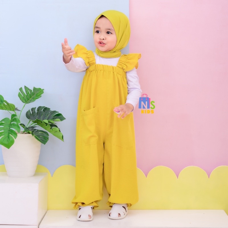 ZASKIYA- Momo Jumpsuit Jumper Rumper Anak Cewek Premium