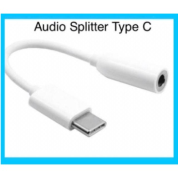 Splitter Adapter Converter Audio Universal Brand USB C to Jack 3.5mm