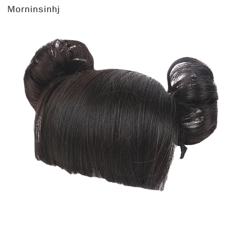 Mornin wig Bayi Kepang Hairband wig Untuk Anak Bayi Bando Rambut Bayi Anak Poni Palsu id