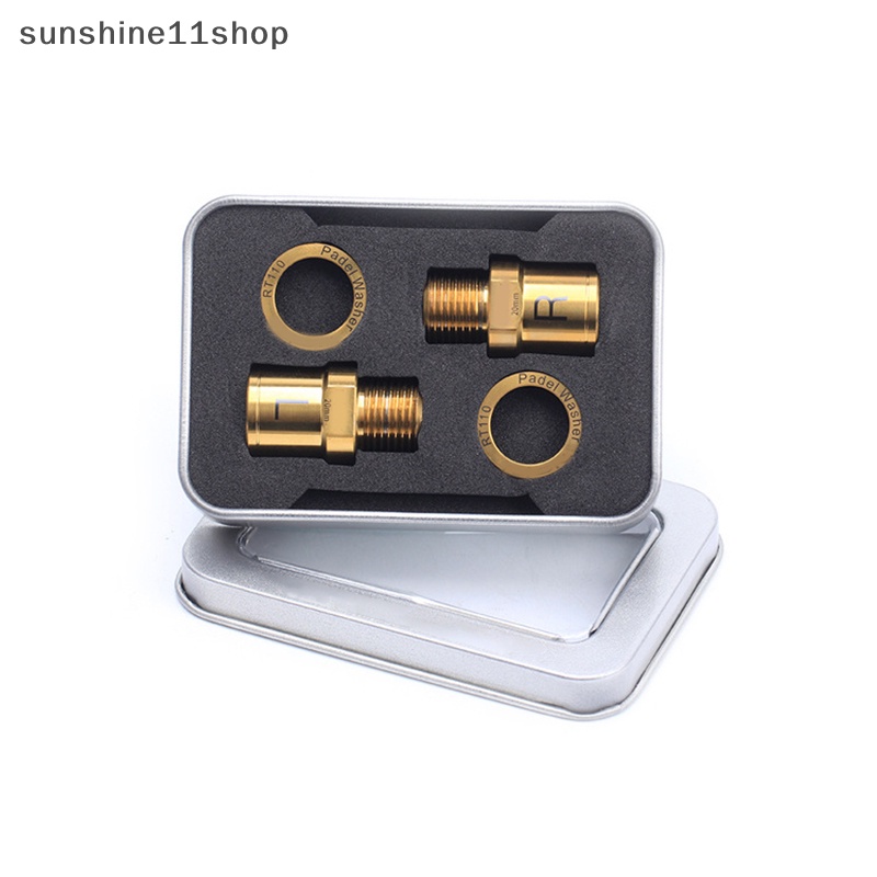 Sho Pedal Sepeda Titanium Extenders 16mm /20mm Dengan Washer Mountian Bicycle Pedels N