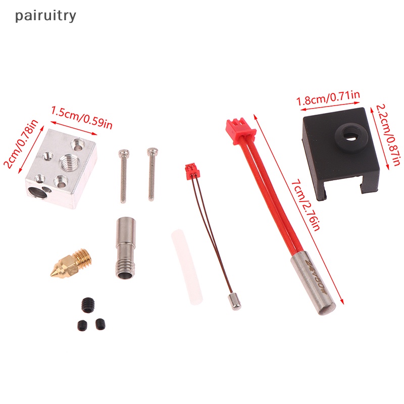 Prt High Temperature Pro Heag Block Kit Untuk Printer Ender-3 S1 CR-10 Smart Pro PRT