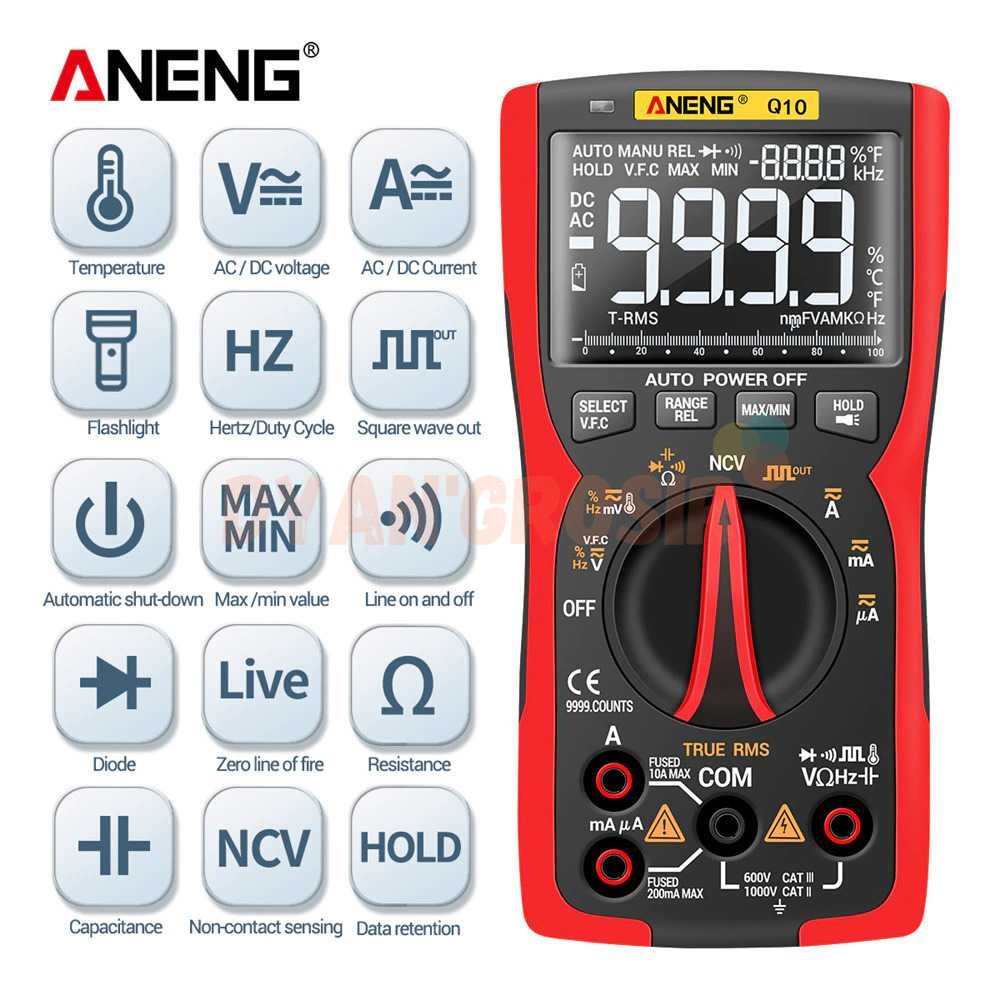 ANENG Digital Multimeter Voltage Tester - Q10