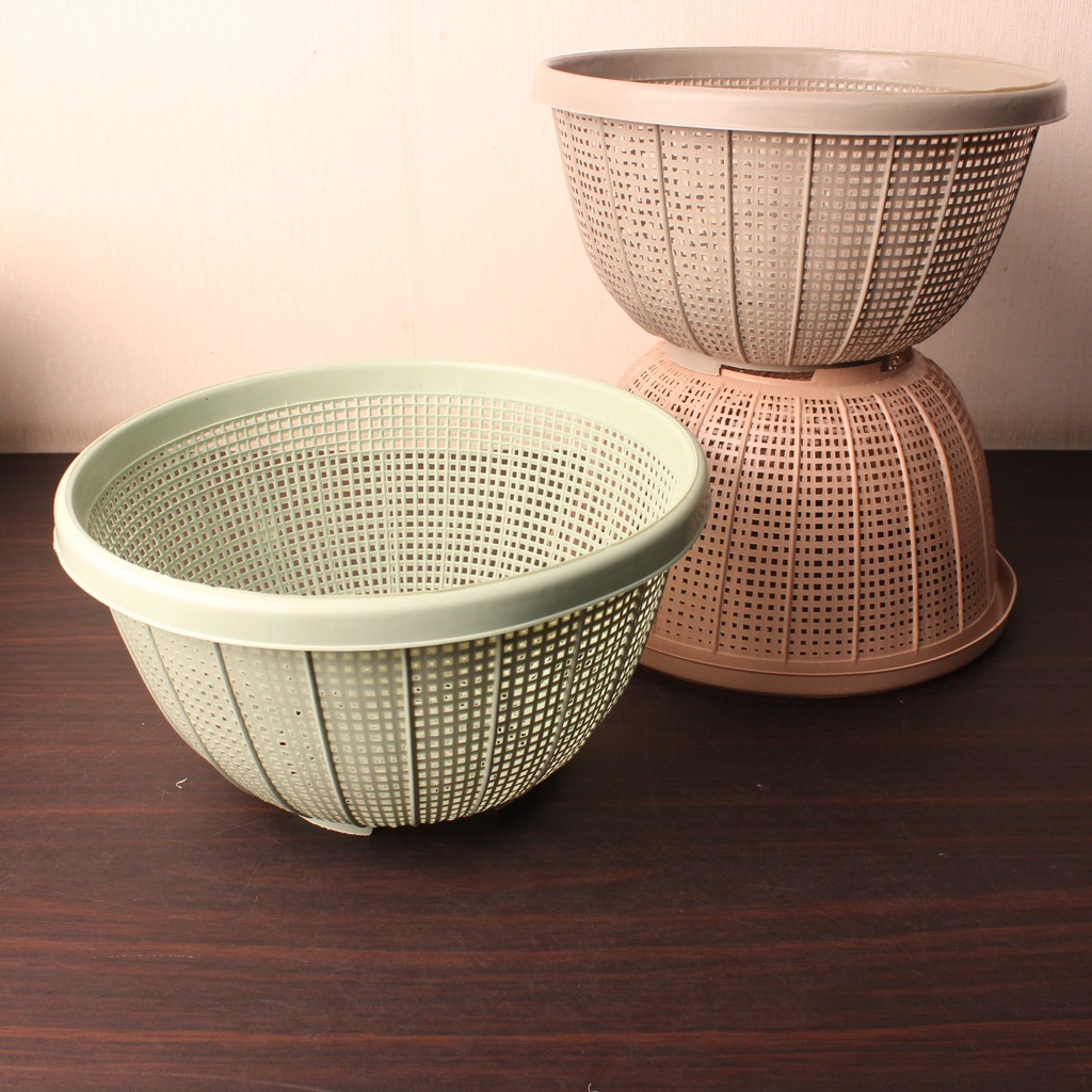 (ISI 12PCS) WAKUL/BAKUL SERBAGUNA PLASTIK LUXIO MONOKROM (PERLUSIN)