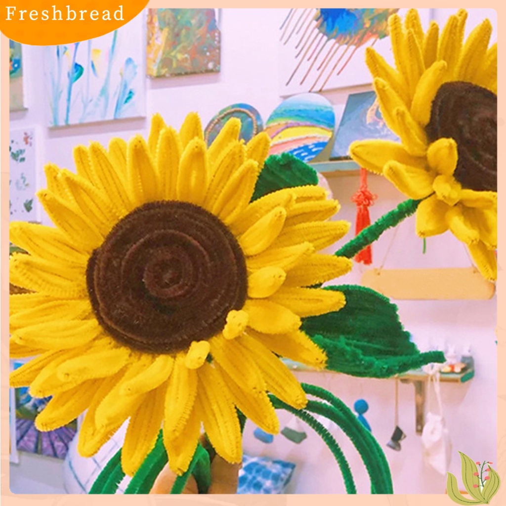 {In Stock} 100 Pcs/Set Chenille Batang Berbulu Lembut Kreatif Buatan Tangan Puzzle Pengembangan DIY Seni Kerajinan Proyek Dekorasi Perlengkapan Kerajinan