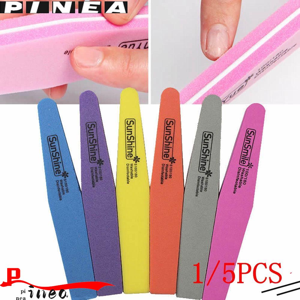 Nanas1/5pcs Kikir Kuku Hot Dua Sisi Pedicure Manicure