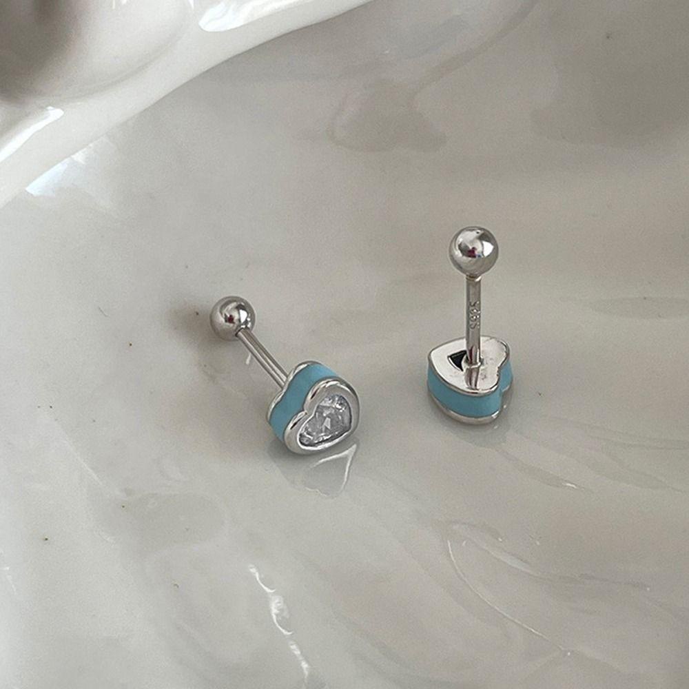 Mxbeauty Anting Wanita Serbaguna Chic Desain Niche Fashion Perhiasan Berlian Imitasi Tembaga Sederhana Gaya Korea Earrings