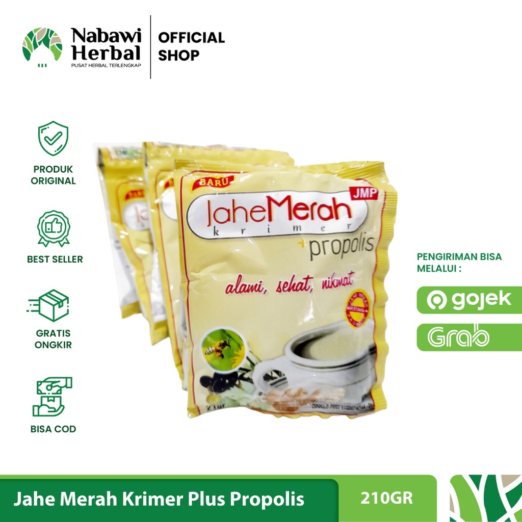 

JMP - Jahe Merah Krimer Propolis Renceng isi 12 Saset
