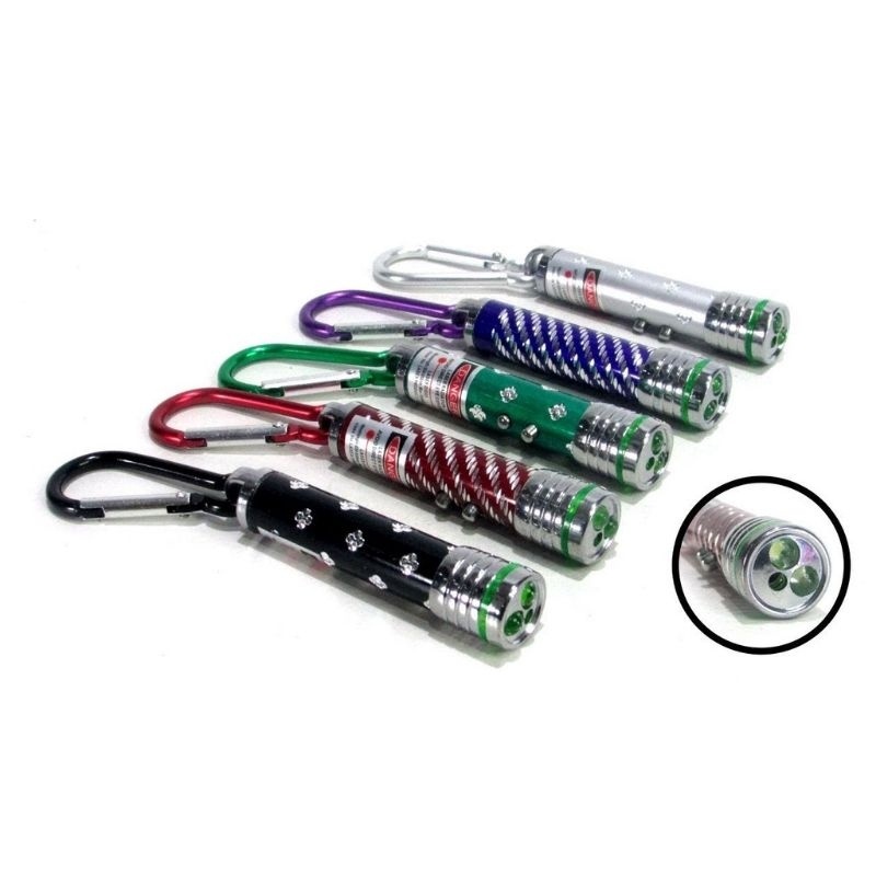 Gantungan Kunci Laser Light Led 3in1 Laser dan Senter + Gantungan / Mainan Laser anak/ Laser Led Light