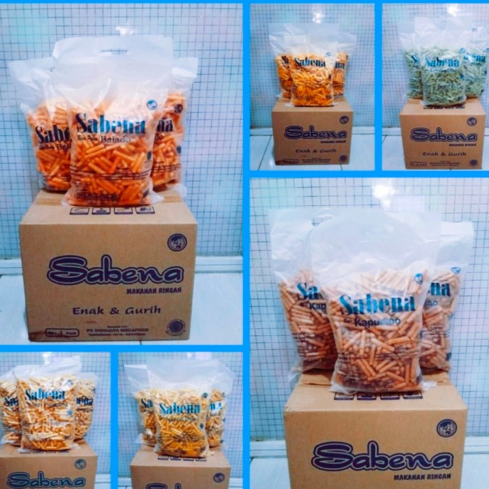 

Bisa COD~Promo Spesial snack sabena stick 360gr isi 5 pack - Jagung Bakar