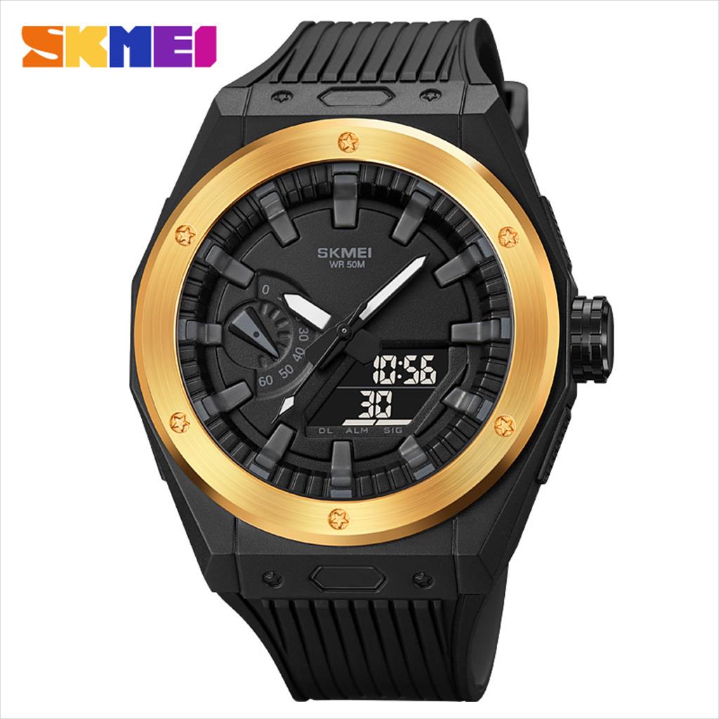 Jam Tangan Analog Digital SKMEI 2103 Rubber Anti Air Original