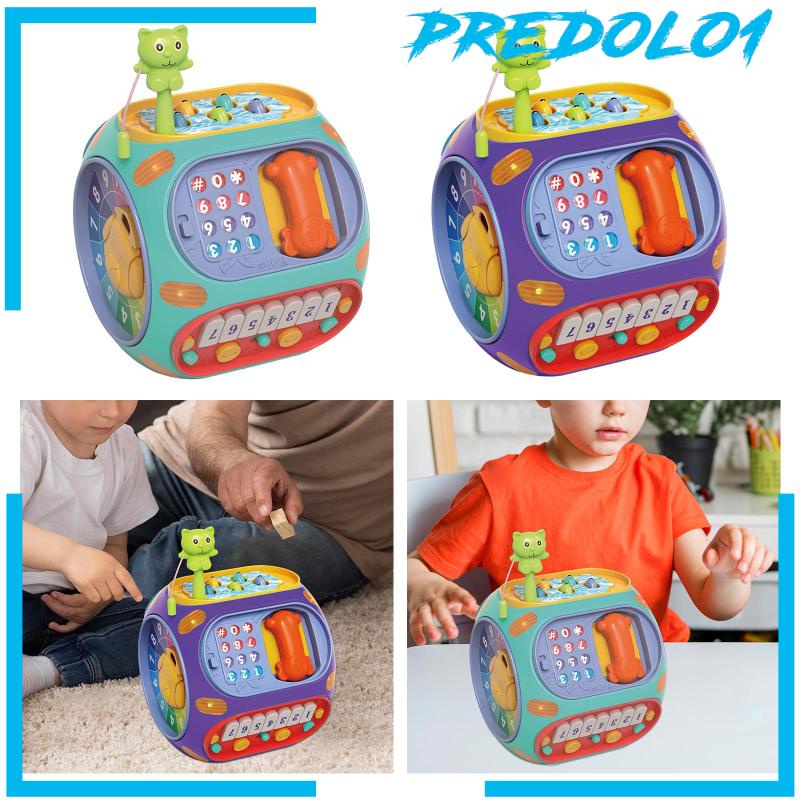 [Predolo1] Kubus Musik Suara Ringan Kubus Aktivitas Bayi Untuk Hadiah Observasi Motor Halus
